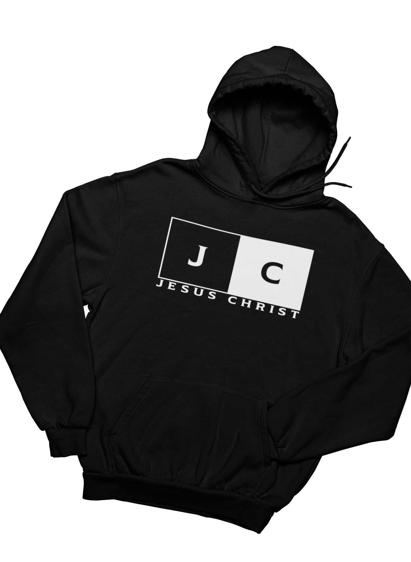 JC Block Puff Print Hoodie