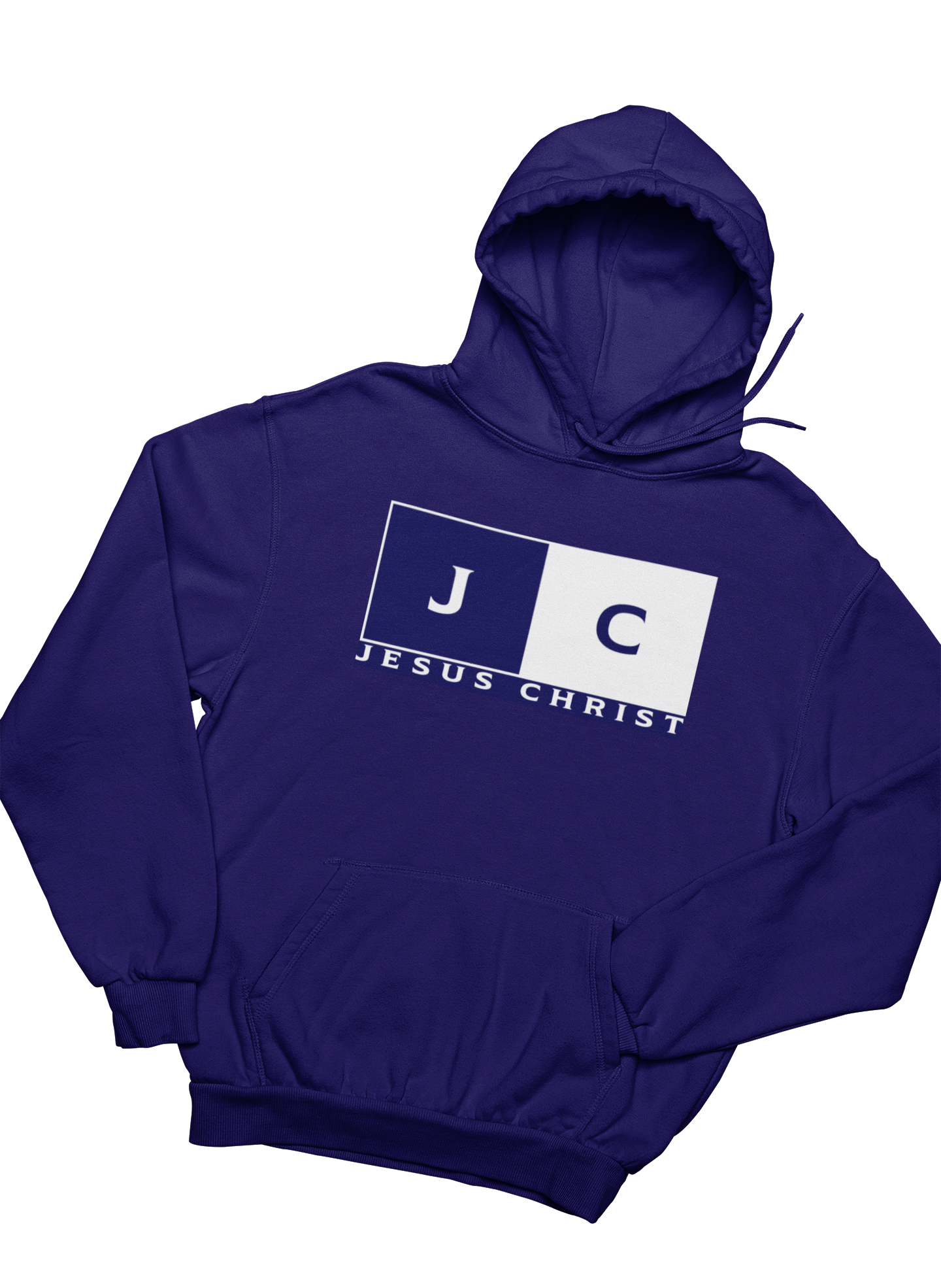 JC Block Puff Print Hoodie